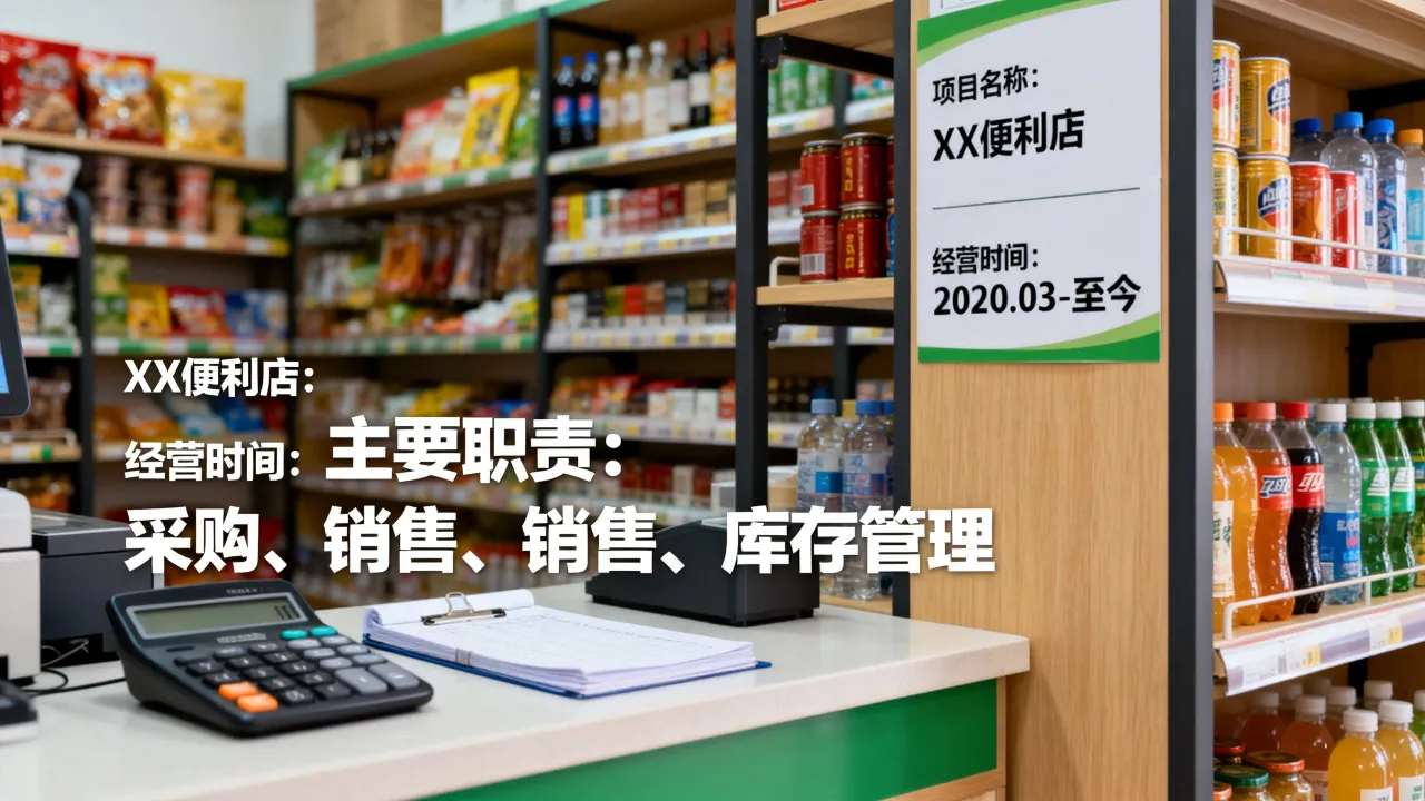 自己开店的简历怎么写？个体户简历项目经验范文-图3