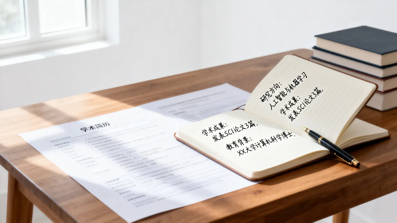 个人学术简介怎么写，学术简历个人简介范文模板有哪些？-图1