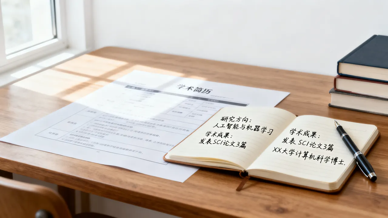 个人学术简介怎么写，学术简历个人简介范文模板有哪些？-图2