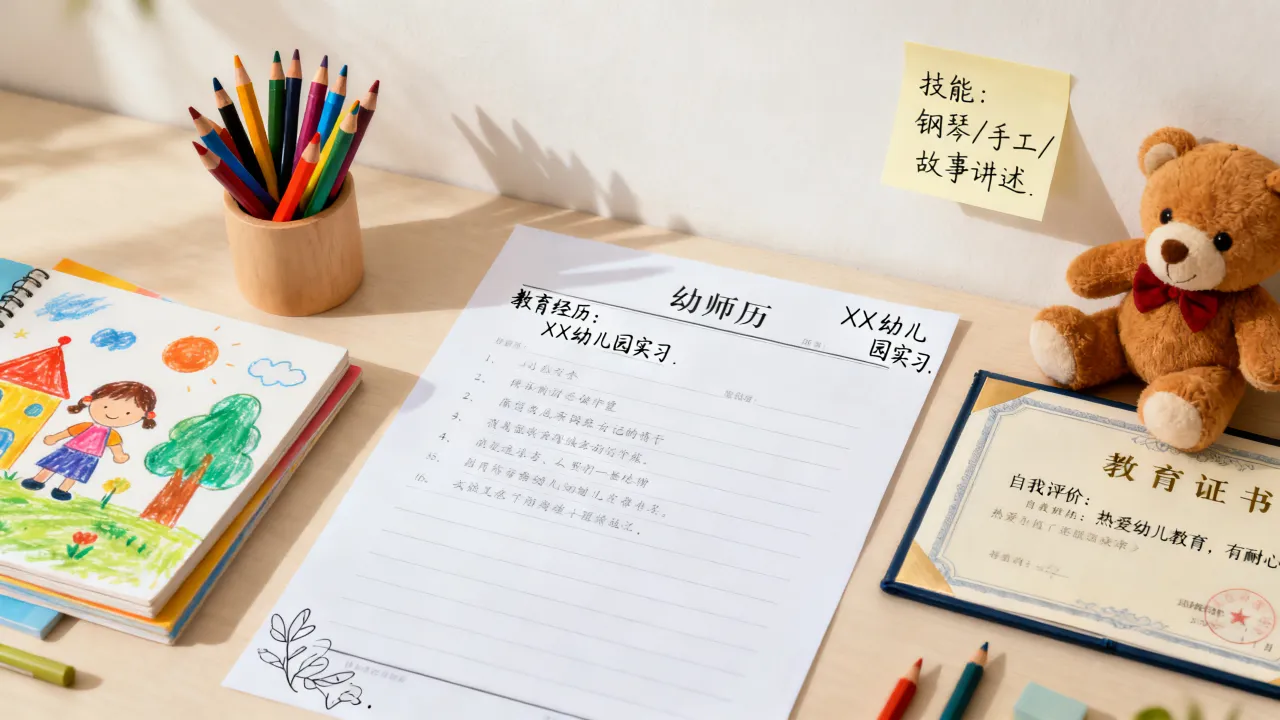 幼师应聘简历怎么写,幼师简历自我评价怎么写-图3 幼师应聘简历怎么写,幼师简历自我评价怎么写-图3