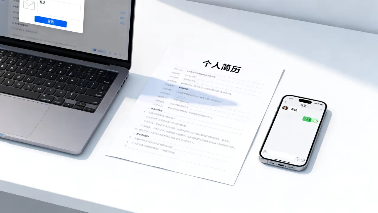 怎么把简历发给别人,简历发邮箱还是微信怎么发?-图2 怎么把简历发给别人,简历发邮箱还是微信怎么发?-图2
