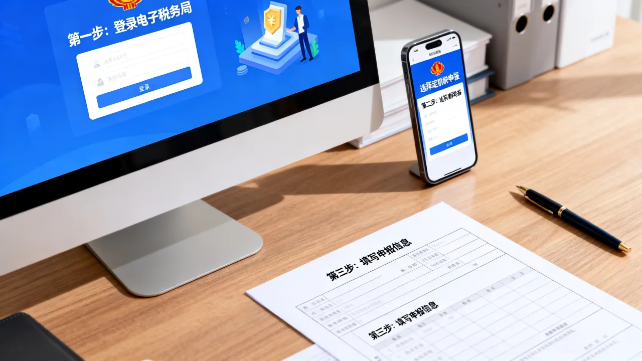 定额税如何申报?定额税网上申报流程是什么-图1 定额税如何申报?定额税网上申报流程是什么-图1