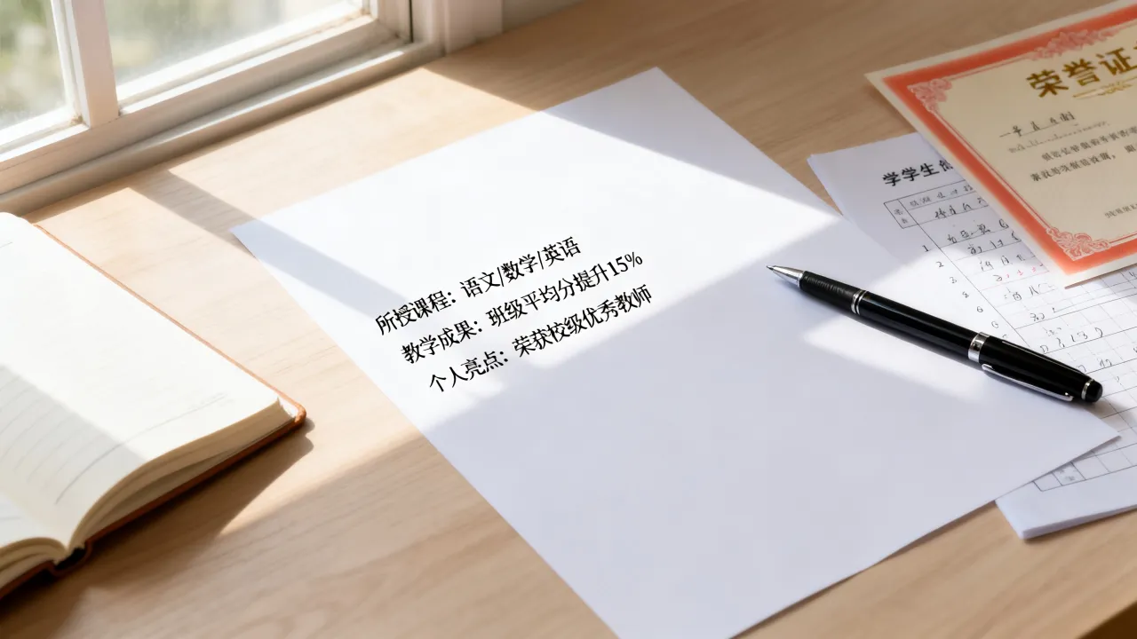 教育工作简历怎么写,如何突出教学成果与个人亮点?-图3 教育工作简历怎么写,如何突出教学成果与个人亮点?-图3