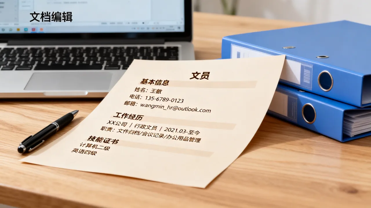 文员的个人简历怎么写，有哪些注意事项和模板