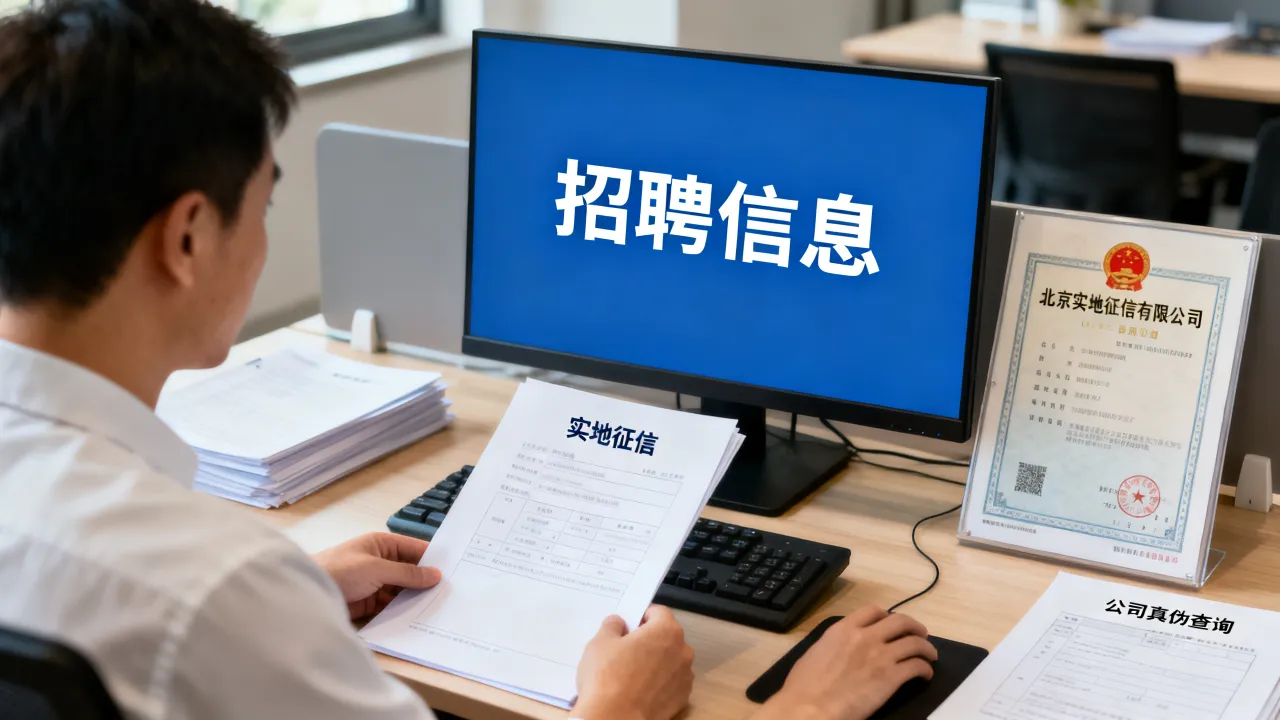 北京实地征信招聘靠谱吗,怎么查公司真伪