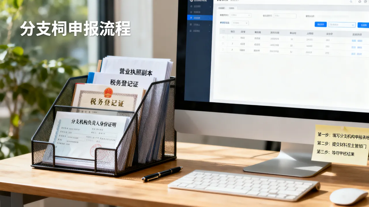 分支机构如何申报,具体办理流程和需要提交的材料有哪些?