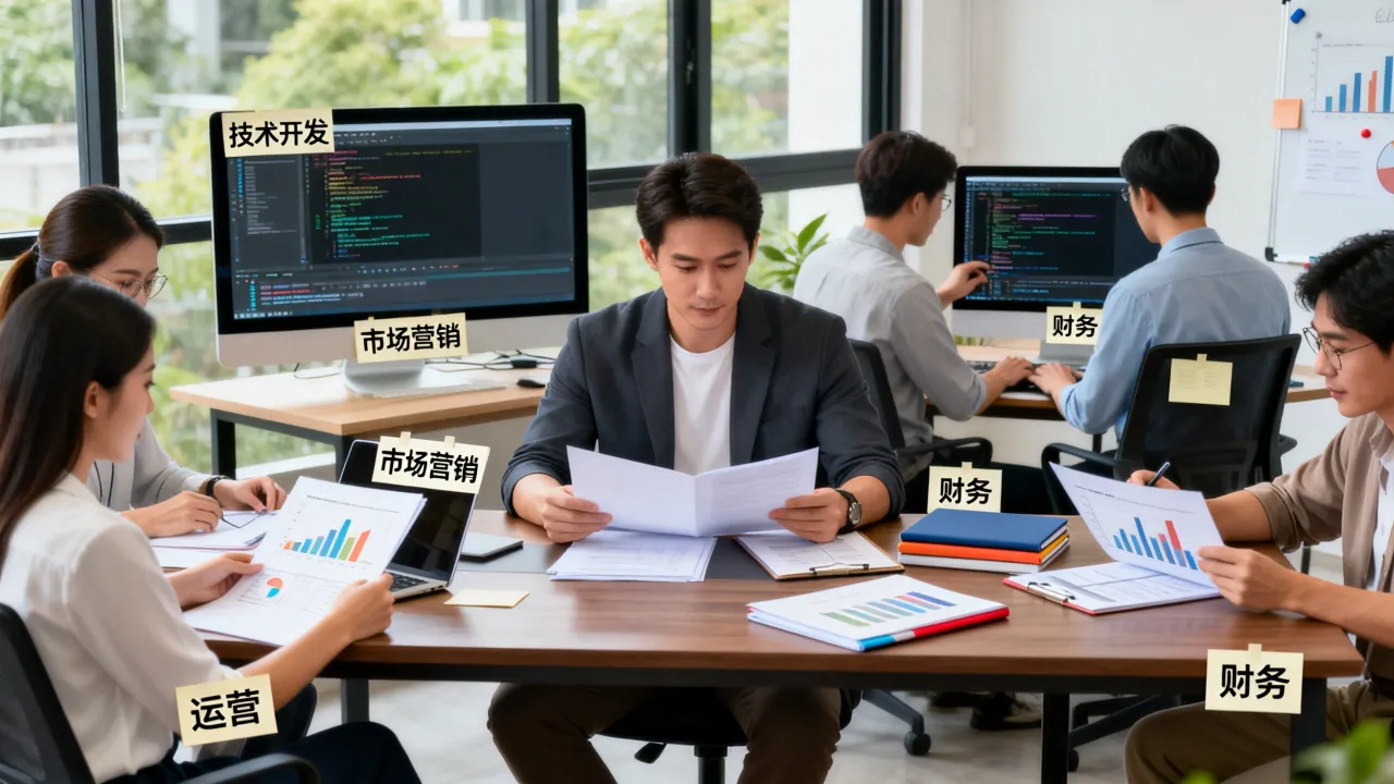 开公司要招聘哪些岗位?初创企业核心团队怎么搭?-图2 开公司要招聘哪些岗位?初创企业核心团队怎么搭?-图2