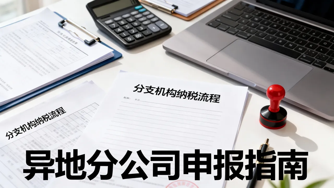 分支机构如何纳税,异地分公司怎么交税和申报?