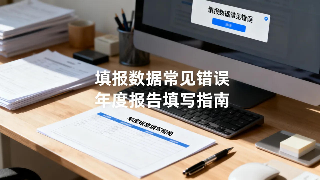 小微企业如何填写年度报告,填报数据常见错误有哪些