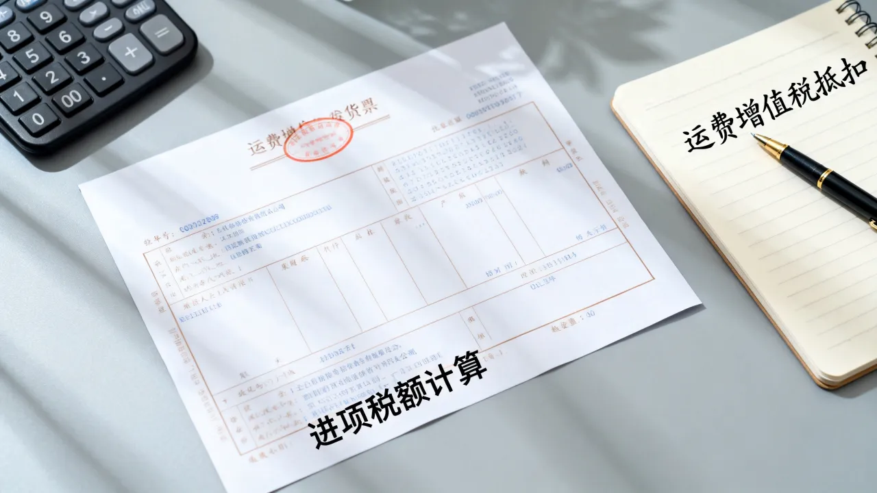 运费的增值税如何抵扣,运费发票进项税额怎么抵扣