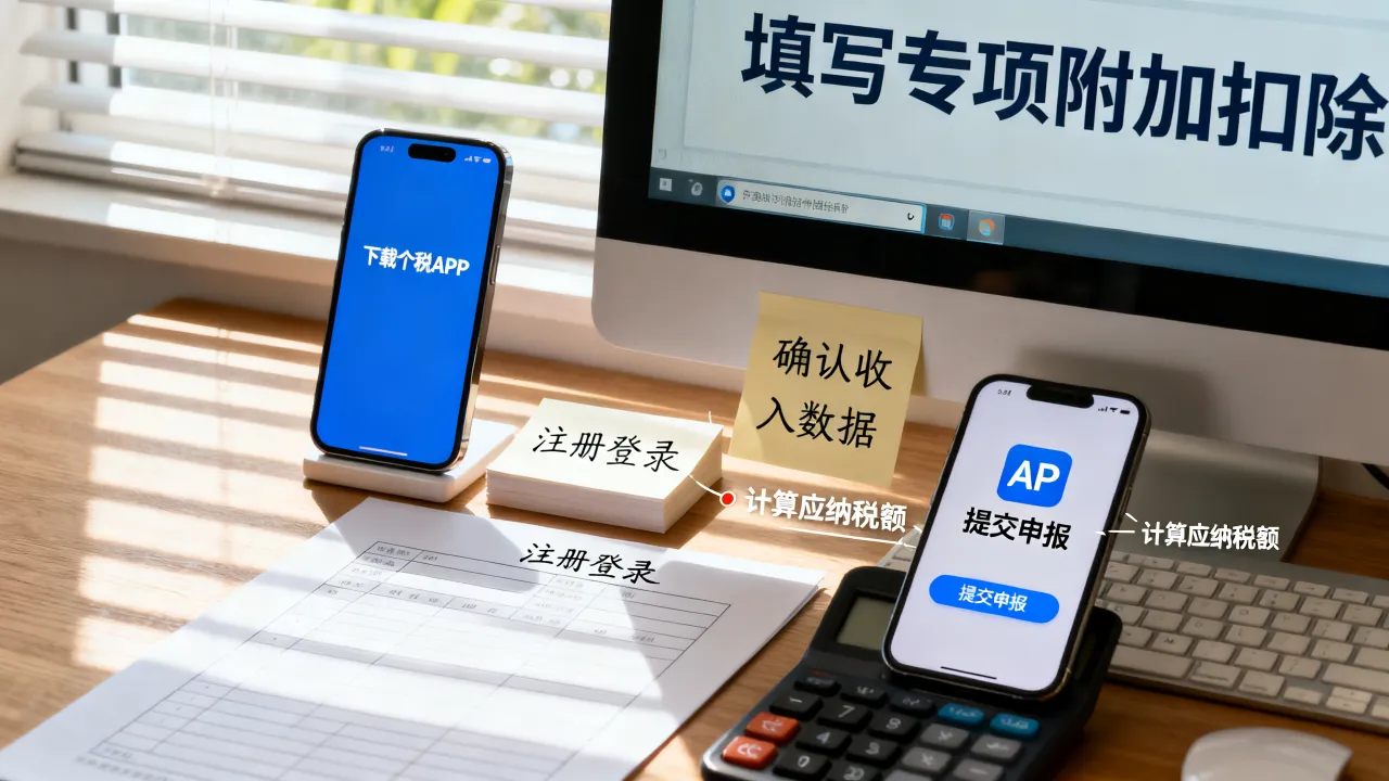 如何开个人所得税,个税申报流程步骤详解?