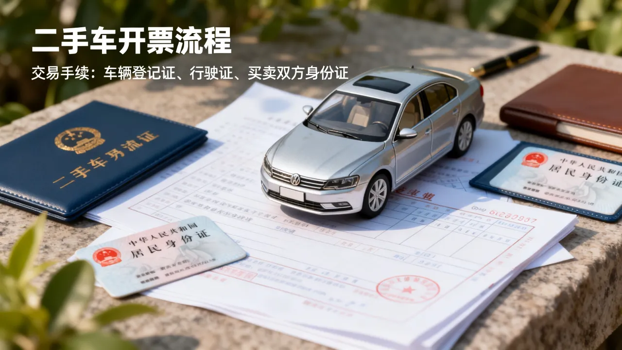 二手车如何开票?,二手车交易发票怎么开需要什么手续?