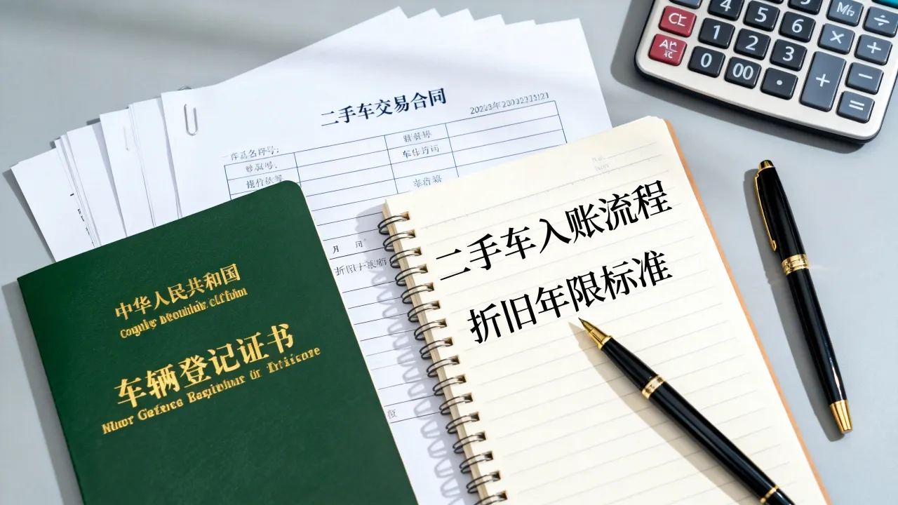购二手车如何入账,固定资产折旧年限怎么确定