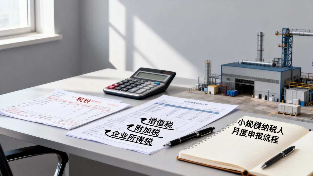 工厂如何纳税,小规模纳税人每月要交哪些税?