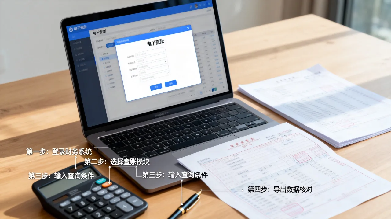 如何电子查账?电子查账怎么操作及流程是什么