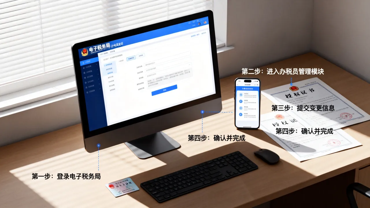 办税员如何变更?电子税务局办税员变更流程详解