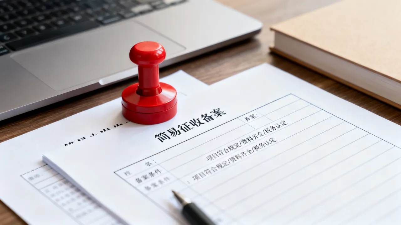 如何简易征收备案,简易征收备案需要什么条件