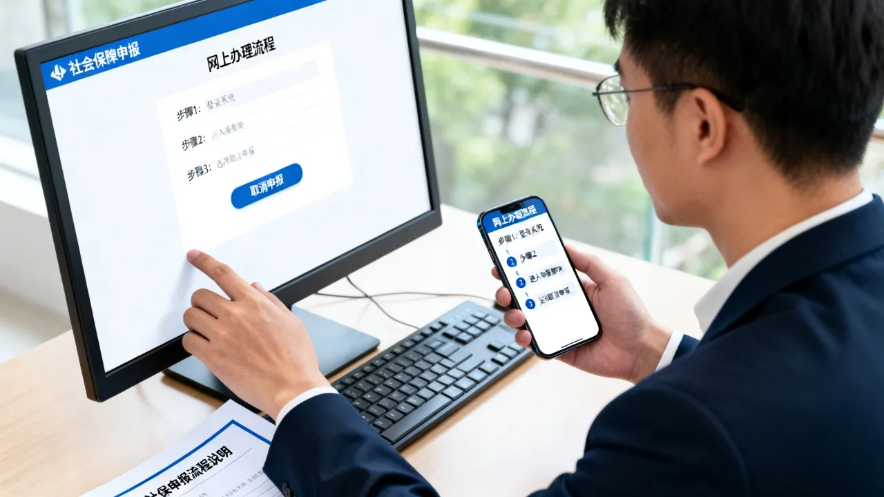 怎么取消社保申报?网上办理流程是什么