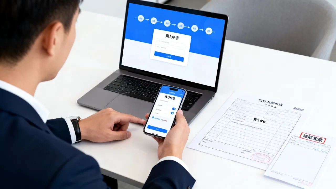 公司如何领取发票,网上申请流程是什么?