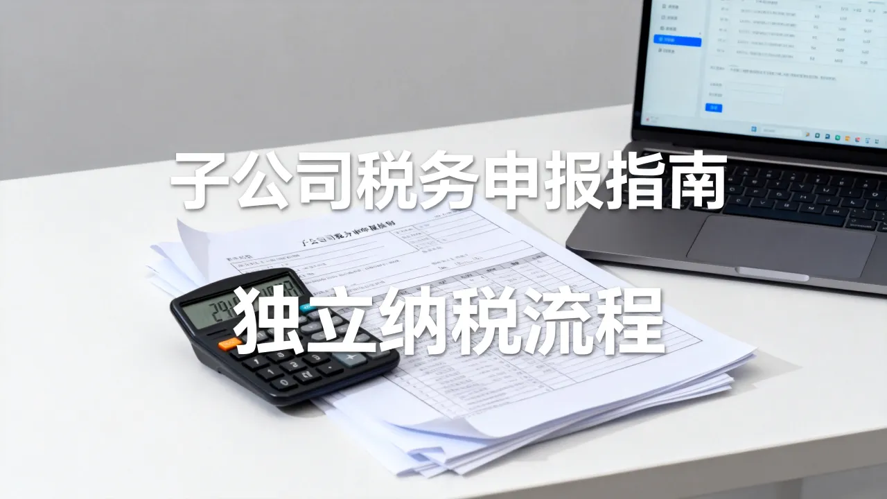 子公司如何交税,子公司需要独立申报纳税吗?