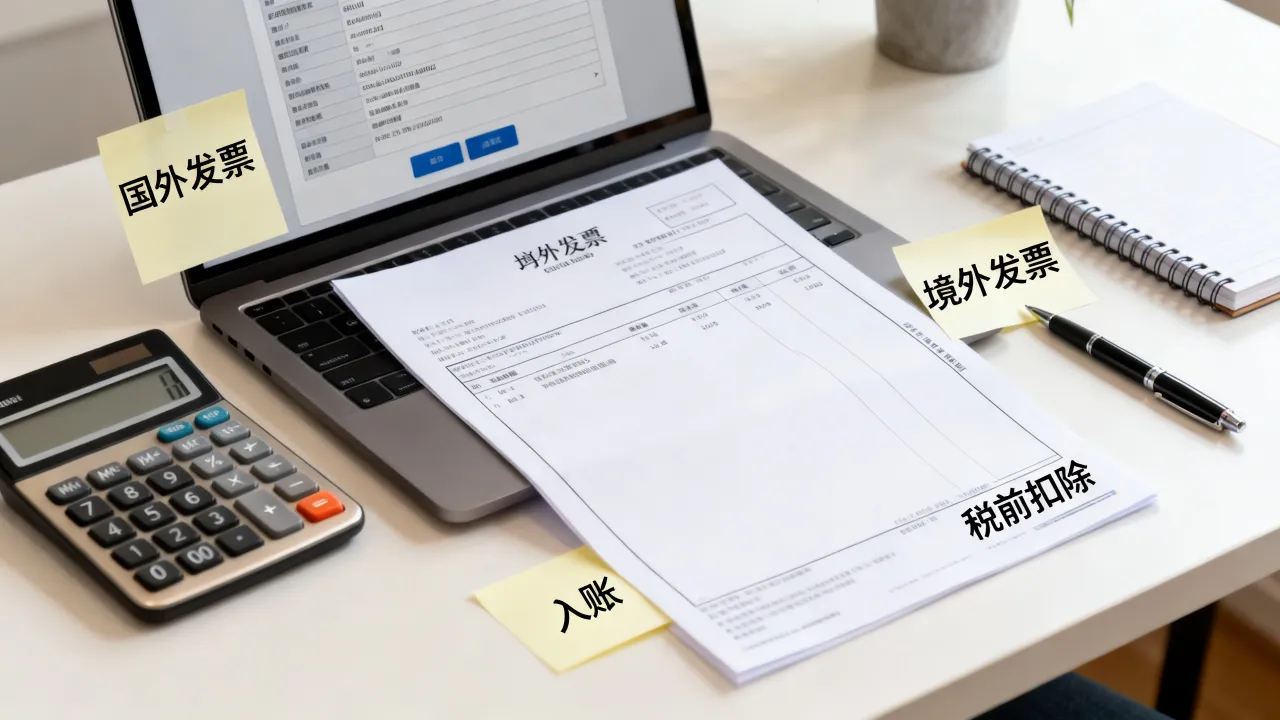 国外发票如何入账,境外发票怎么入账可以税前扣除吗?
