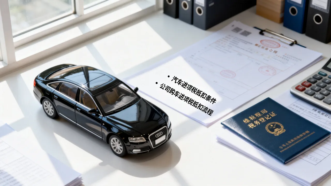 汽车进项税如何抵扣,公司购车进项税抵扣需要什么条件?