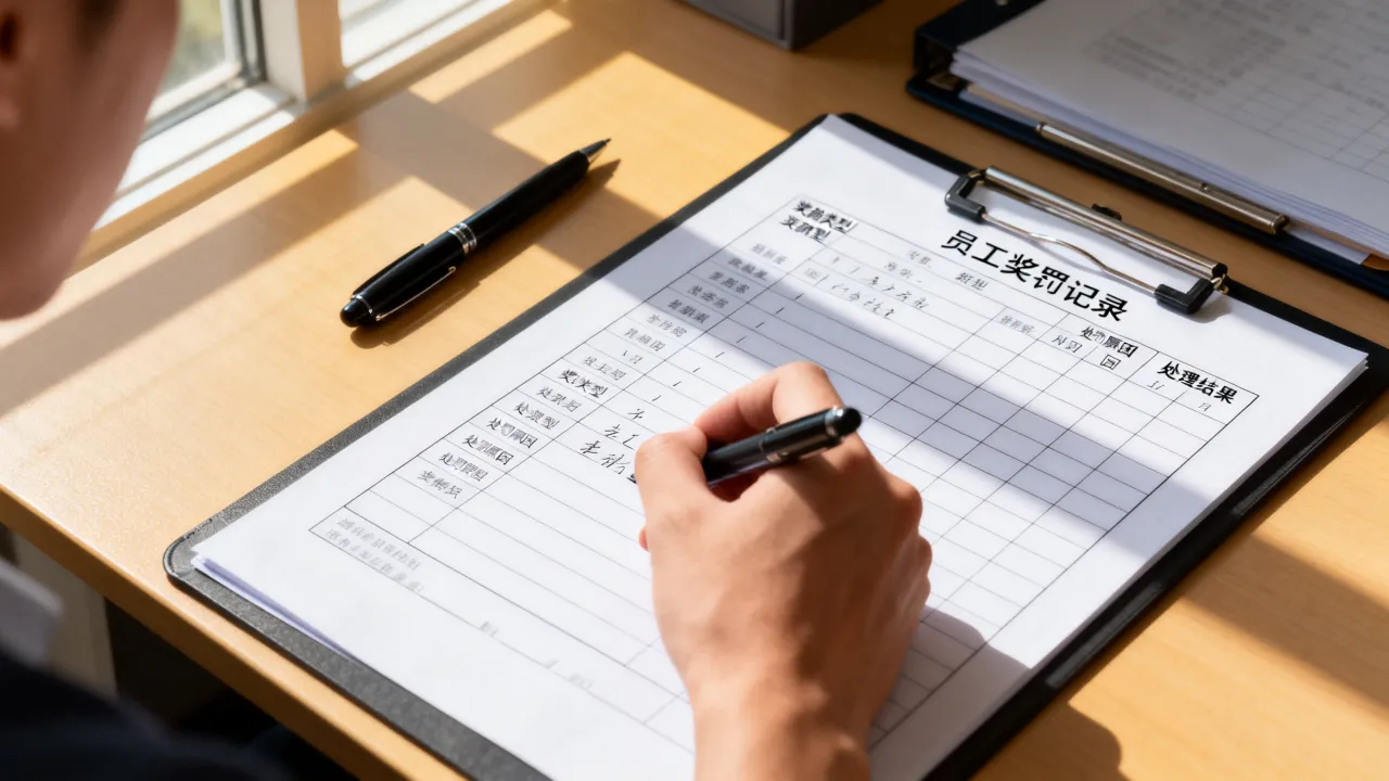 奖罚情况怎么填，填写员工奖罚记录需要注意什么