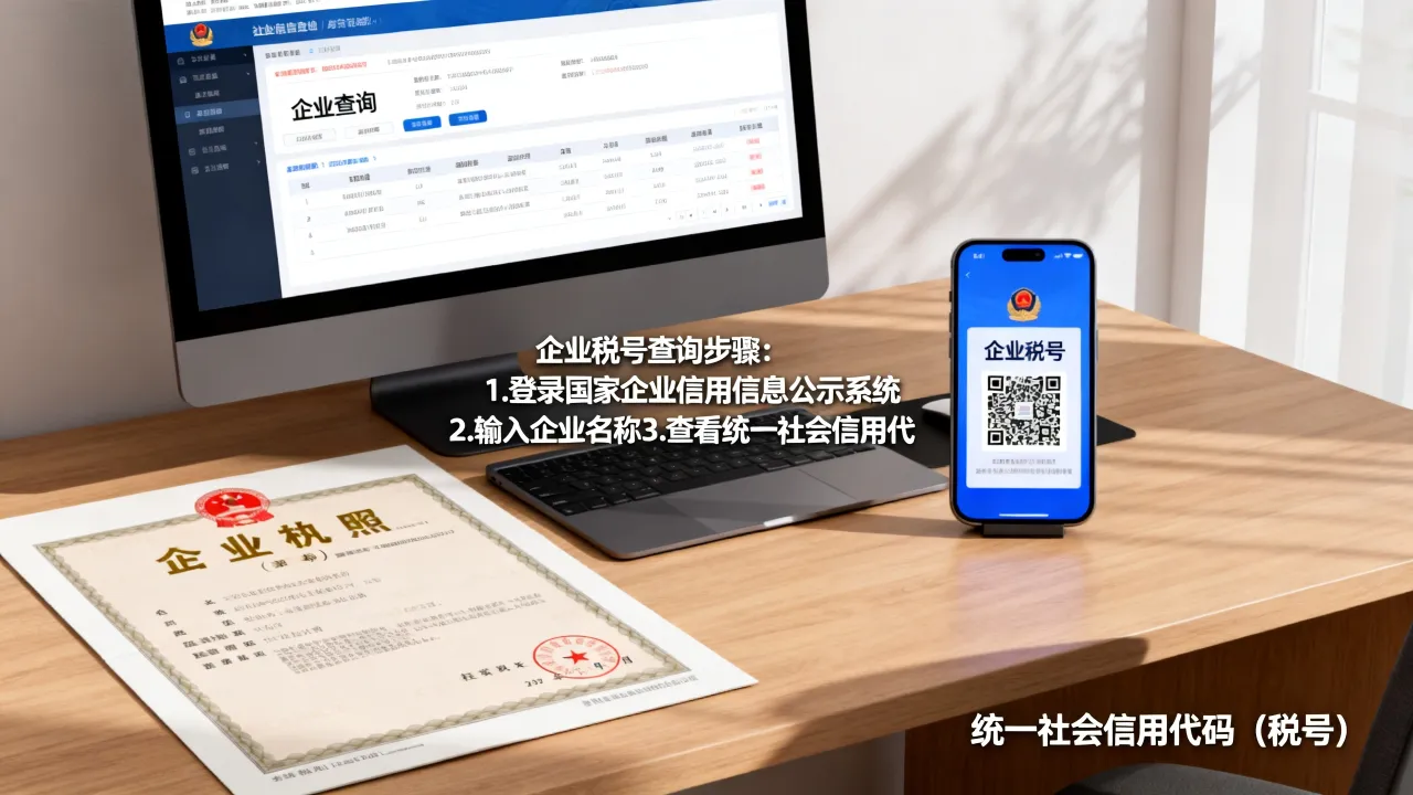 如何查询企业的税号,企业税号在哪里看?