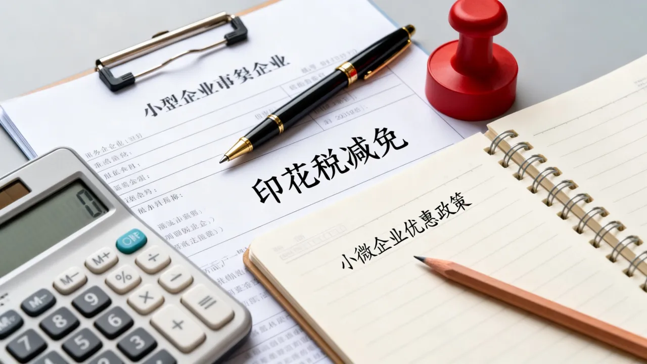 印花税如何减免,小微企业享受哪些优惠政策?