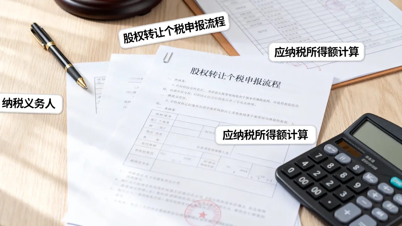 转让股权如何交个税,股权转让个人所得税申报流程详解
