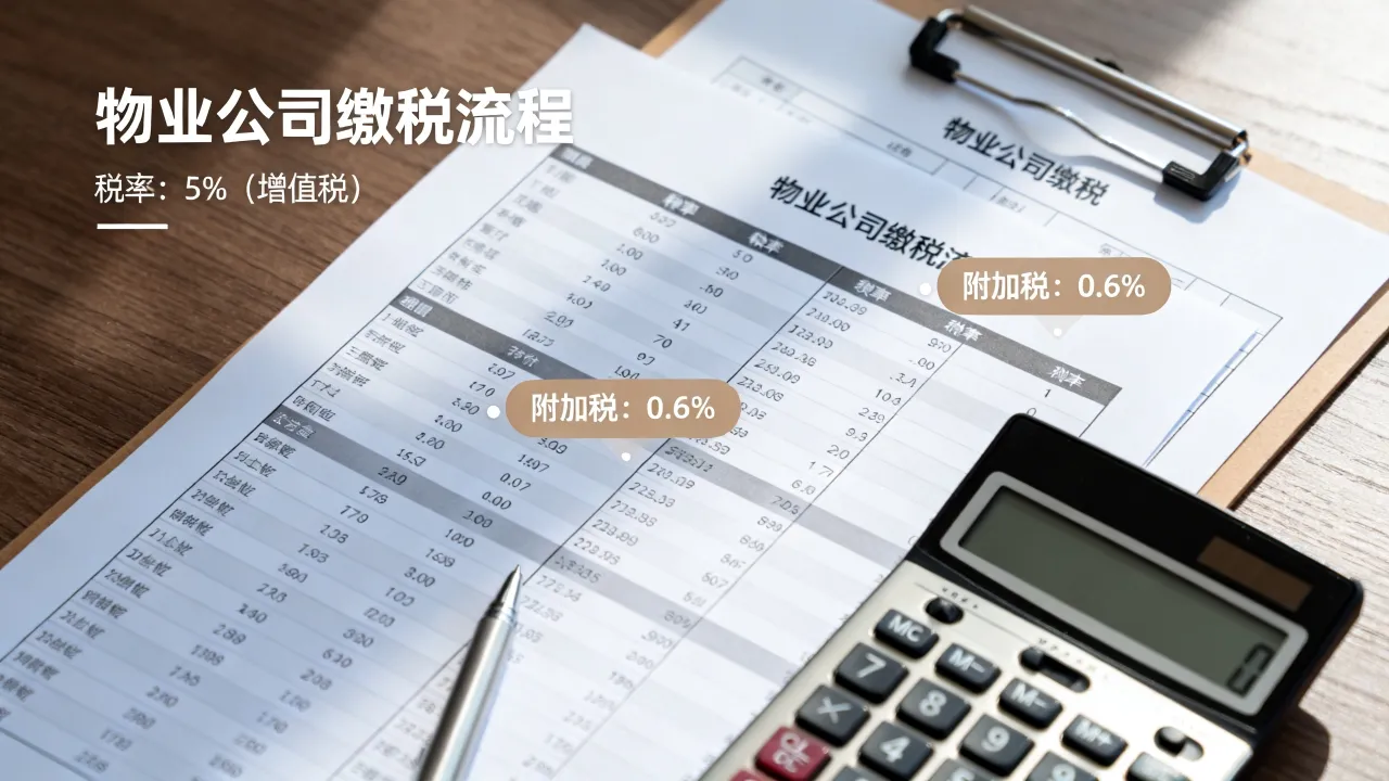 物业公司如何缴税,物业公司要交哪些税及税率是多少?
