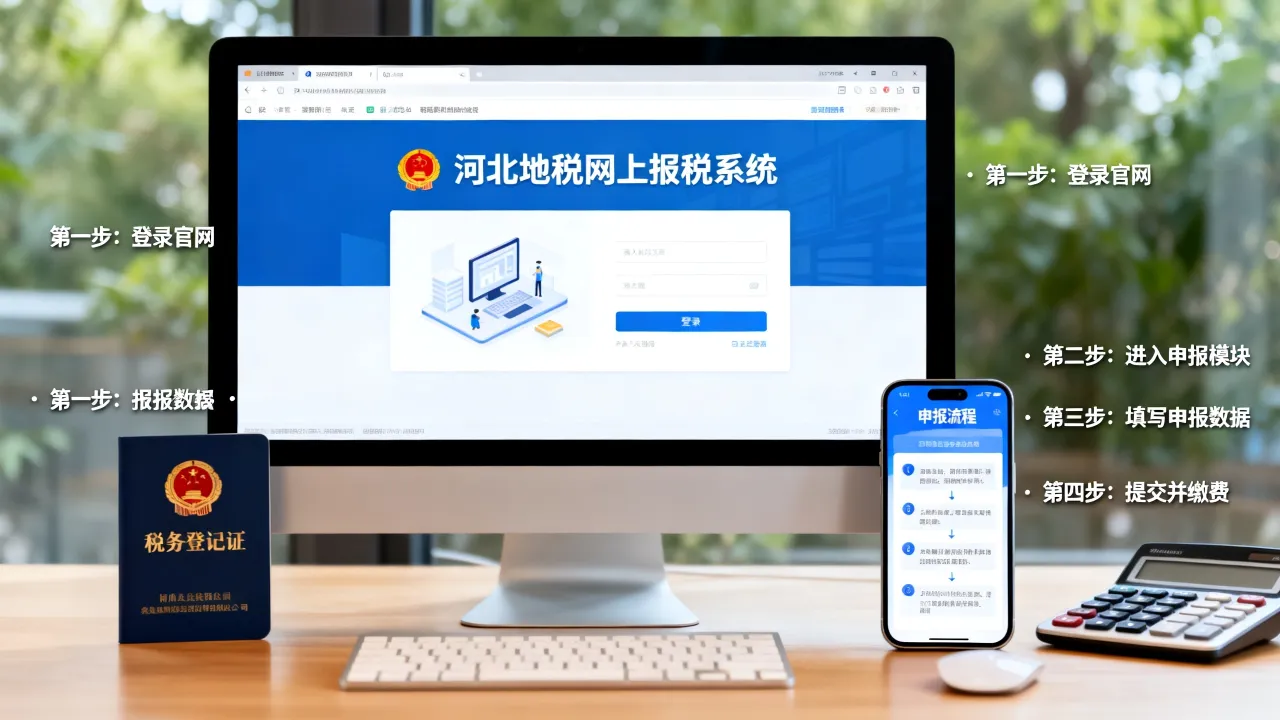 河北地税如何网上报税?申报流程步骤