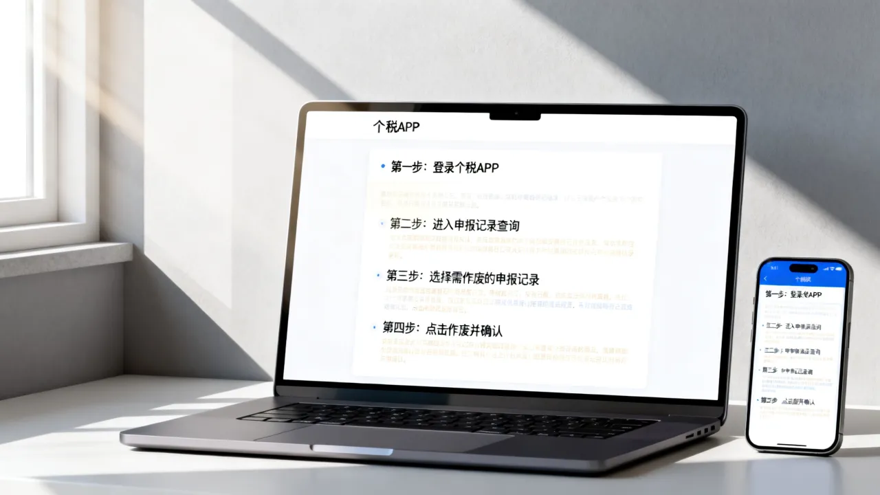 如何作废个税申报?个税申报作废的网上操作步骤,