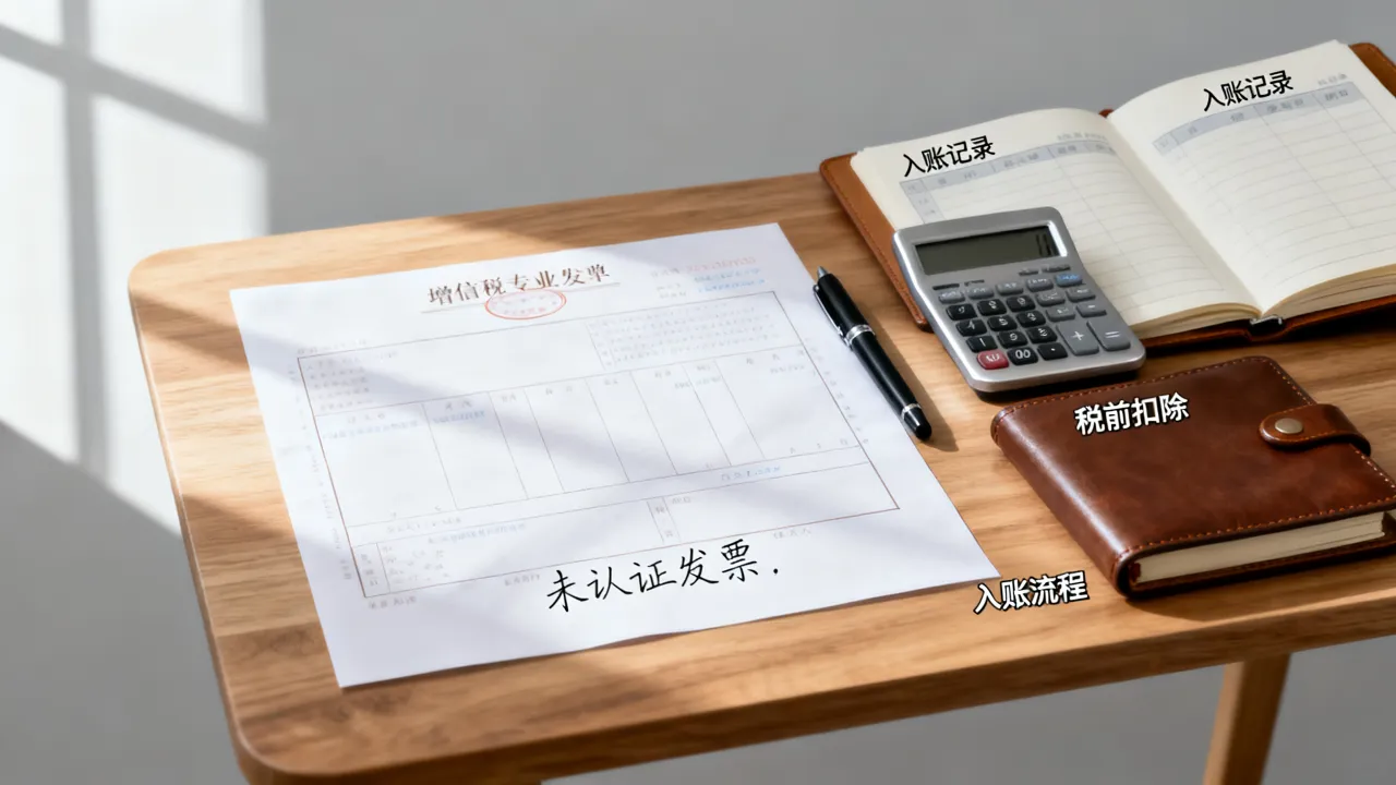 未认证发票如何入账?能不能税前扣除?