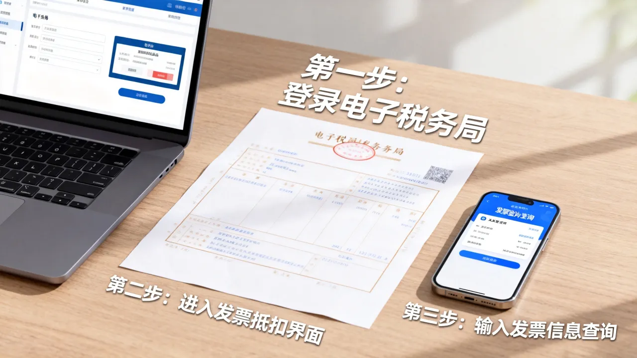 如何查询发票是否抵扣,怎么查发票有没有抵扣