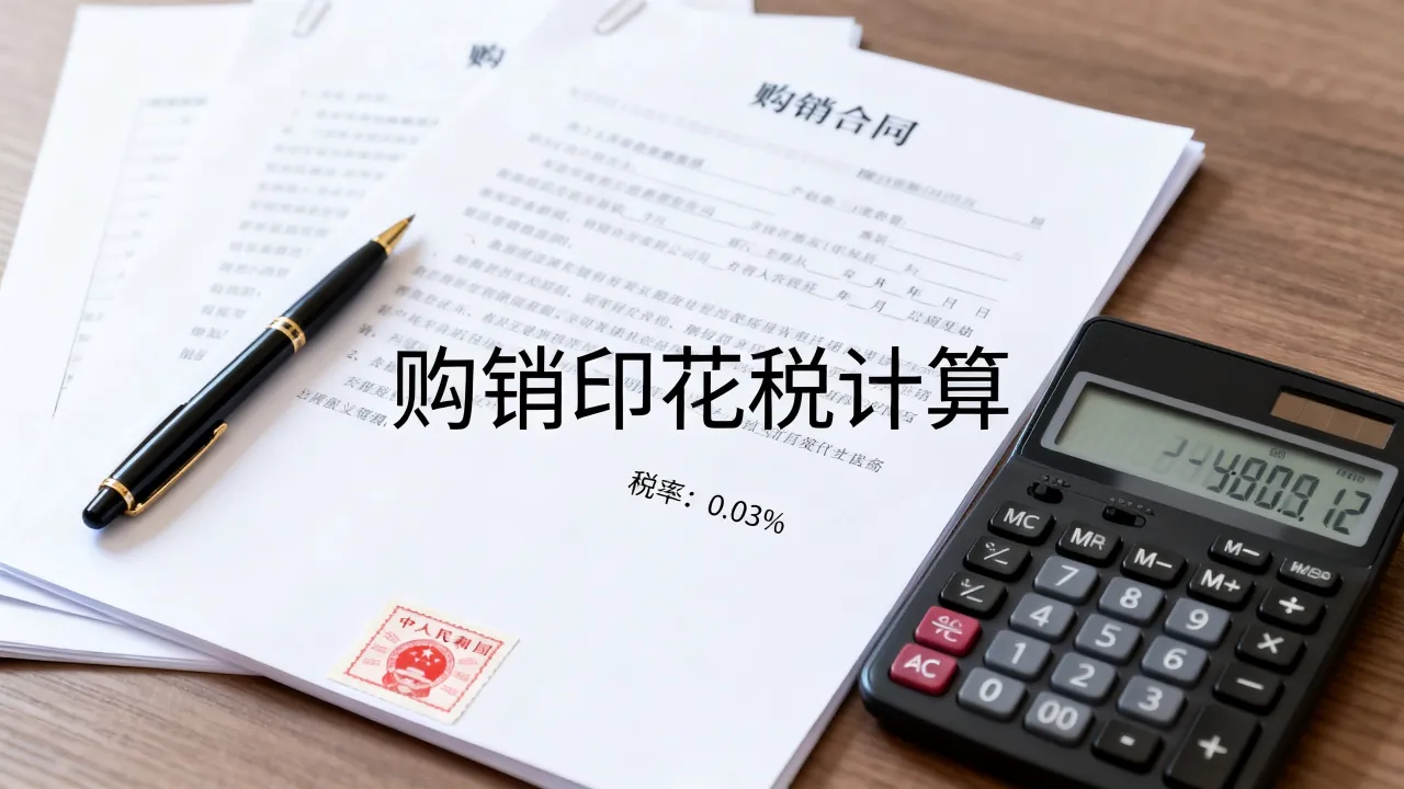 购销印花税如何计算，购销合同印花税税率是多少