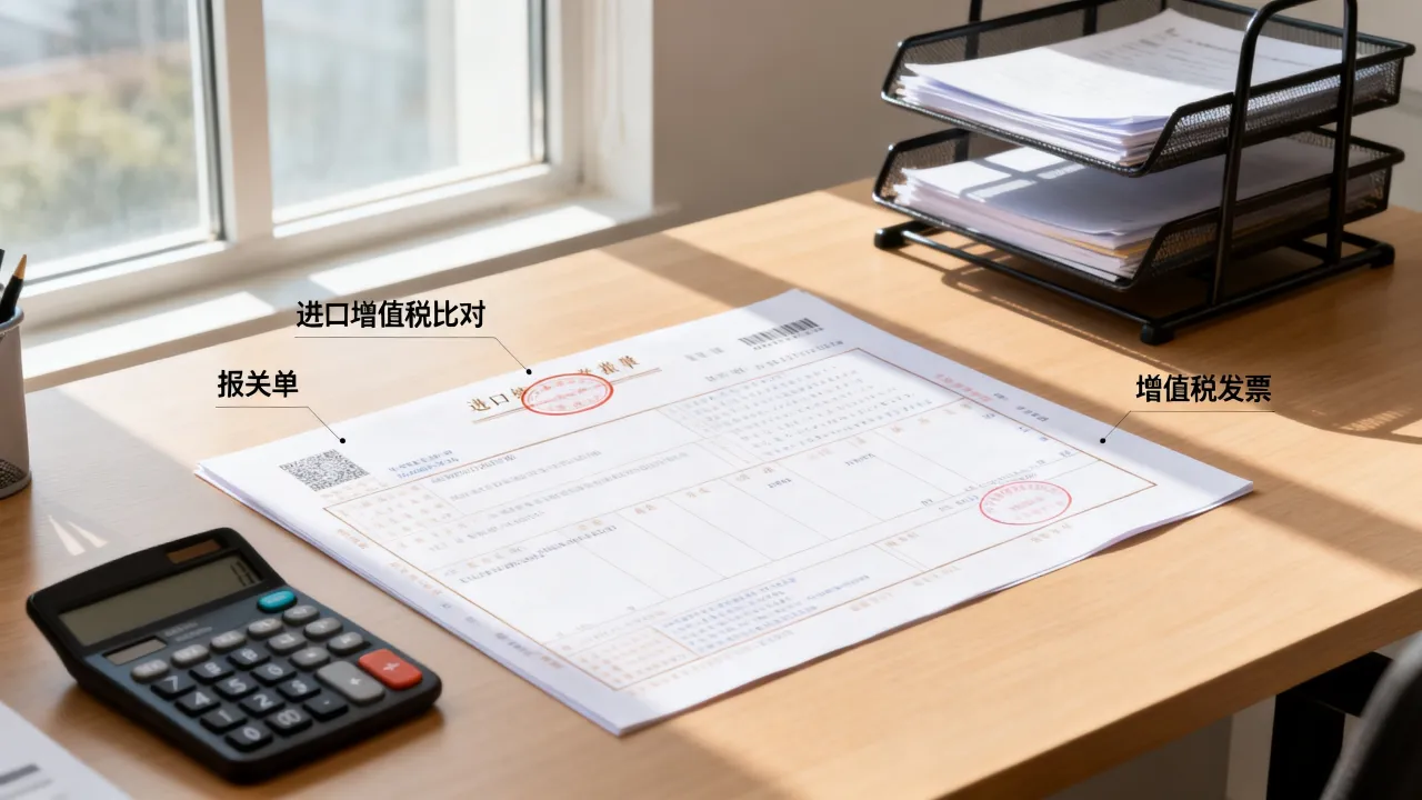 进口增值税如何比对,报关单与增值税发票比对异常怎么办?
