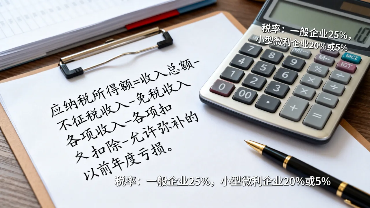 公司所得税如何计算,企业所得税怎么算税率是多少