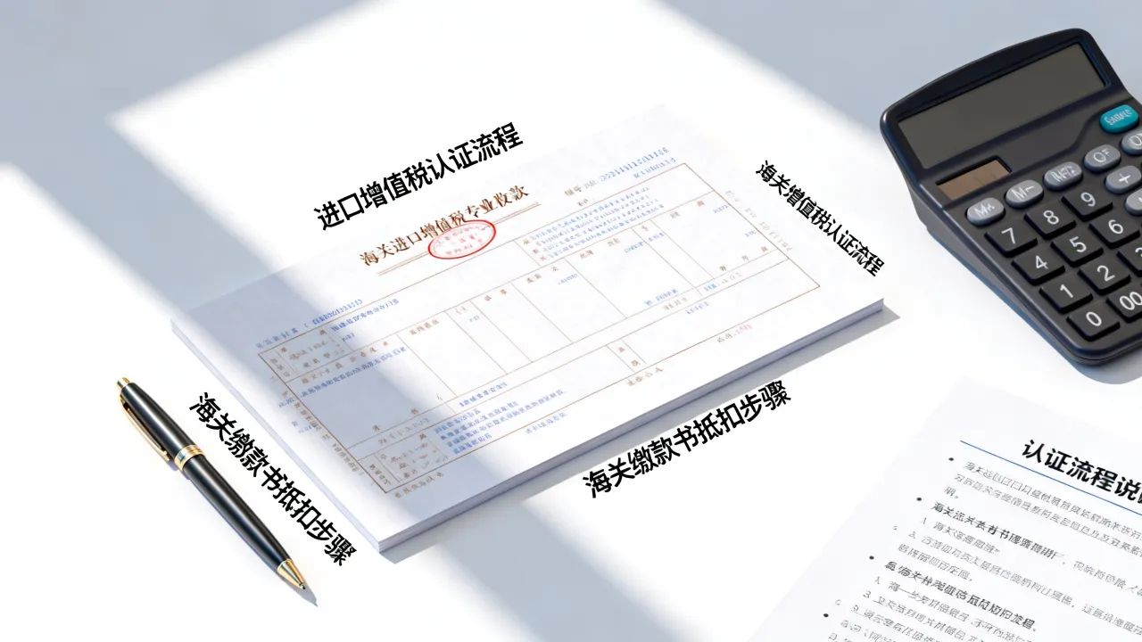 进口增值税如何认证,海关进口增值税专用缴款书怎么抵扣认证?