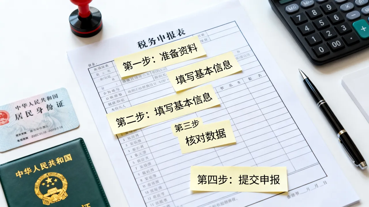 地税申报表如何填写?小白必看详细流程步骤,轻松搞定