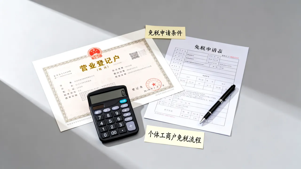 个体工商户如何免税,免税申请需要满足哪些条件?