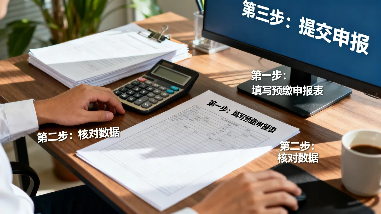 房地产所得税如何预缴,房地产企业所得税预缴申报流程