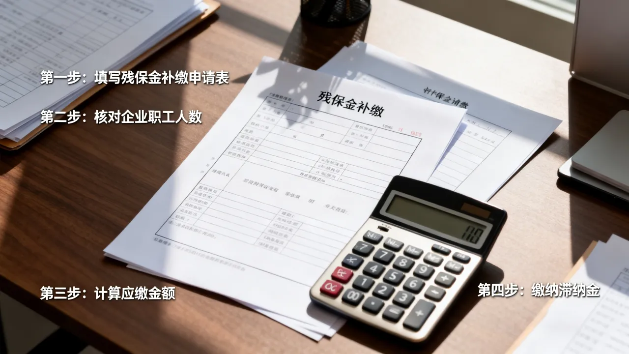 残保金如何补缴，残保金补缴流程及滞纳金怎么算