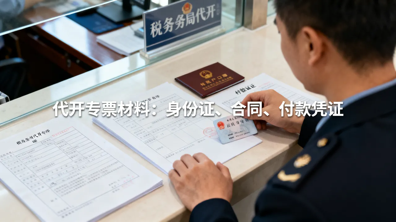 个人如何开专票,个人去税务局代开专票需要什么材料?
