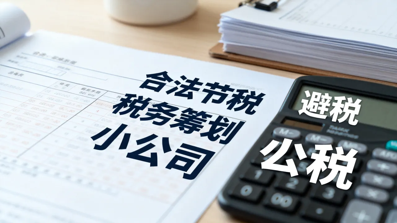 小公司如何少交税,小公司怎样合法节税避税?