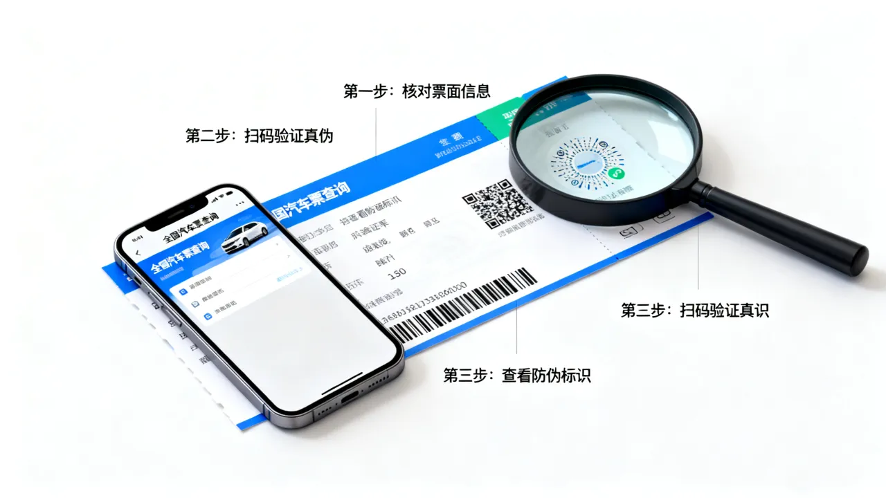汽车票如何查真伪查询?车票真假怎么验证辨别