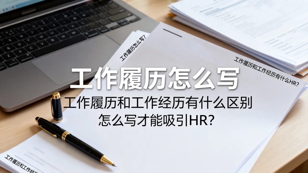 工作履历怎么写，工作履历和工作经历有什么区别，怎么写才能吸引HR？-图1