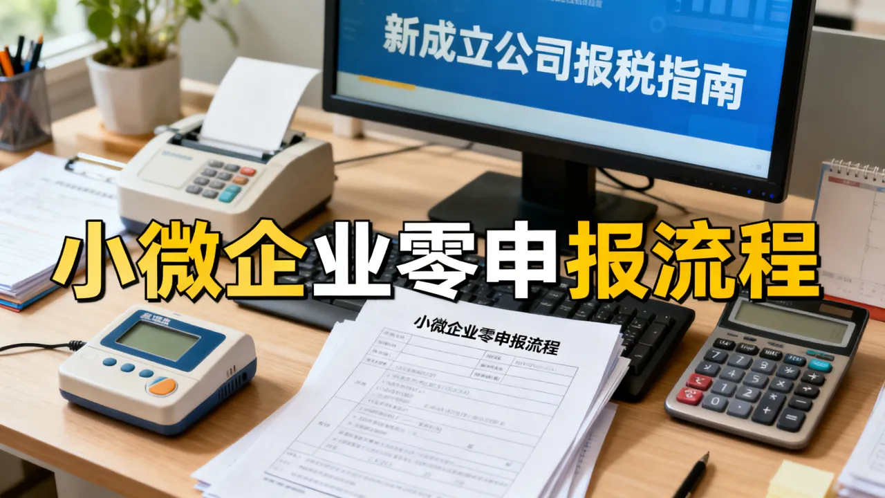 新成立公司如何报税,小微企业零申报流程是什么?-图1 新成立公司如何报税,小微企业零申报流程是什么?-图1