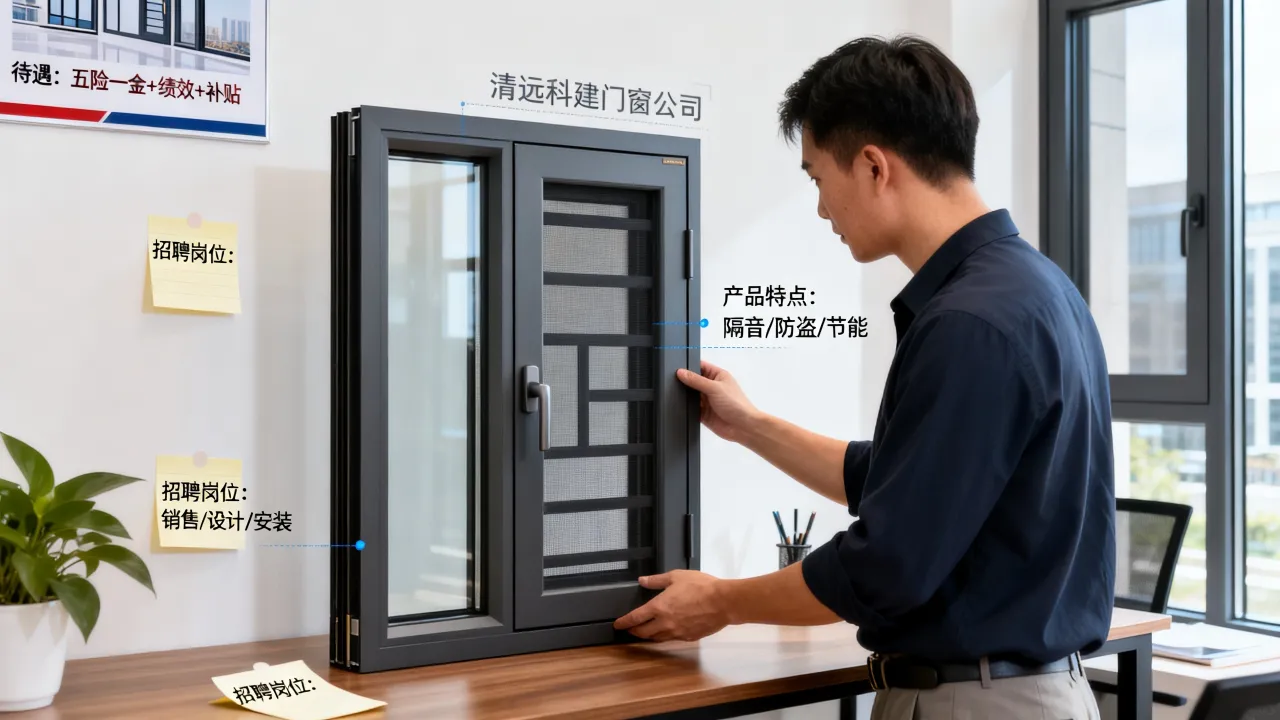 清远科建门窗公司招聘岗位有哪些,待遇如何,值得去吗?-图1 清远科建门窗公司招聘岗位有哪些,待遇如何,值得去吗?-图1