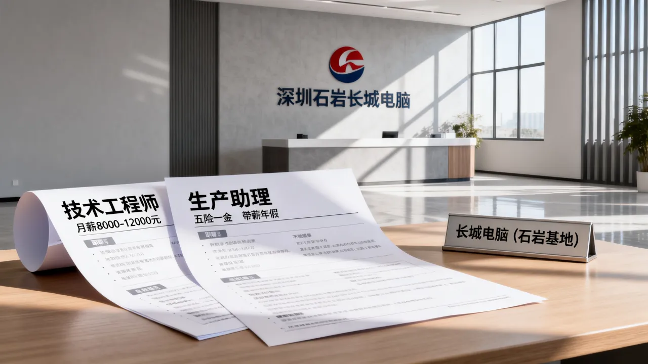 深圳石岩长城电脑招聘靠谱吗,工资待遇怎么样?-图1 深圳石岩长城电脑招聘靠谱吗,工资待遇怎么样?-图1